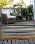Elyn Brown Washable Indoor-Outdoor Rug