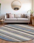 Elyn Denim Washable Indoor-Outdoor Rug