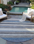 Elyn Denim Washable Indoor-Outdoor Rug