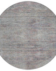 LOOMLAN Rugs Emalisse Gray Washable Indoor-Outdoor Rug