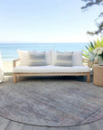 LOOMLAN Rugs Emalisse Gray Washable Indoor-Outdoor Rug