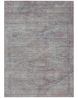 LOOMLAN Rugs Emalisse Gray Washable Indoor-Outdoor Rug