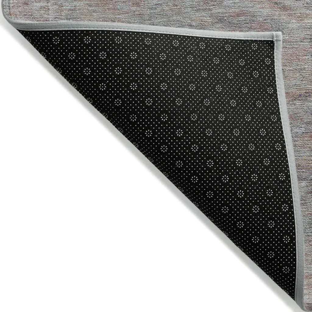 LOOMLAN Rugs Emalisse Gray Washable Indoor-Outdoor Rug
