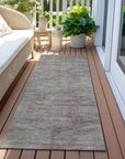 LOOMLAN Rugs Emalisse Gray Washable Indoor-Outdoor Rug