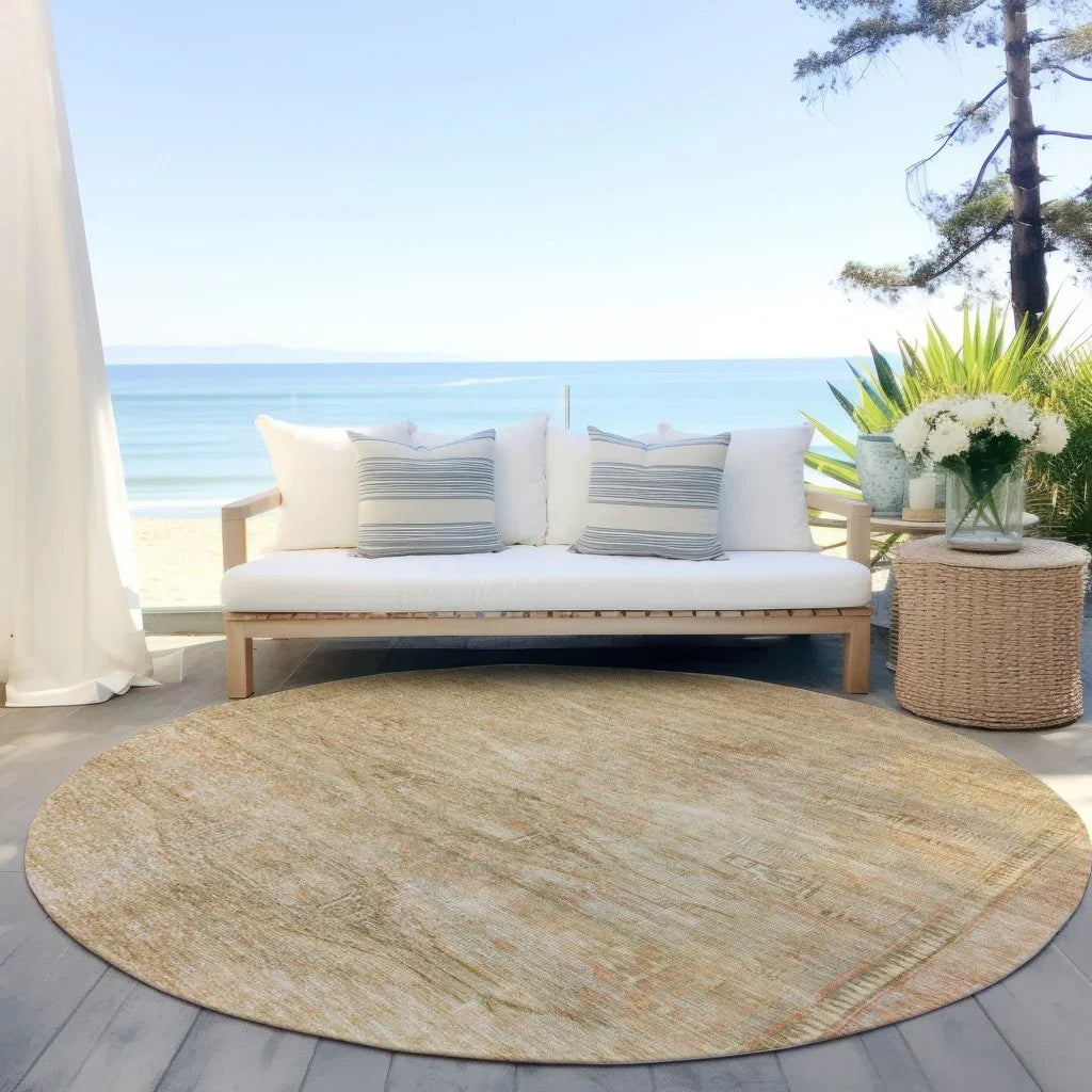 LOOMLAN Rugs Emalisse Ivory Washable Indoor-Outdoor Rug