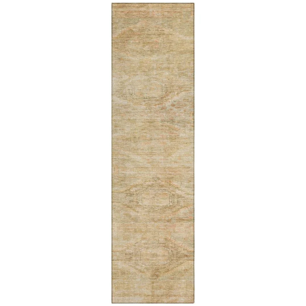 LOOMLAN Rugs Emalisse Ivory Washable Indoor-Outdoor Rug