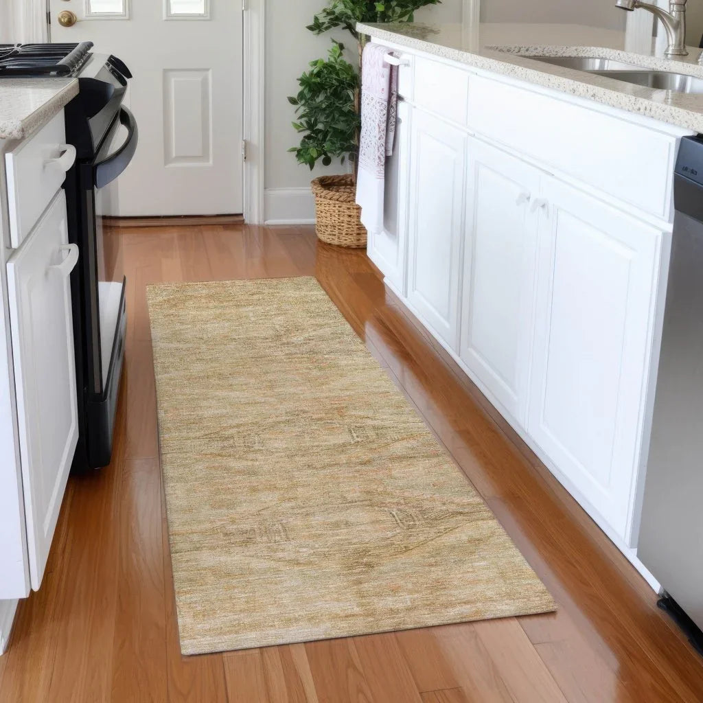 LOOMLAN Rugs Emalisse Ivory Washable Indoor-Outdoor Rug