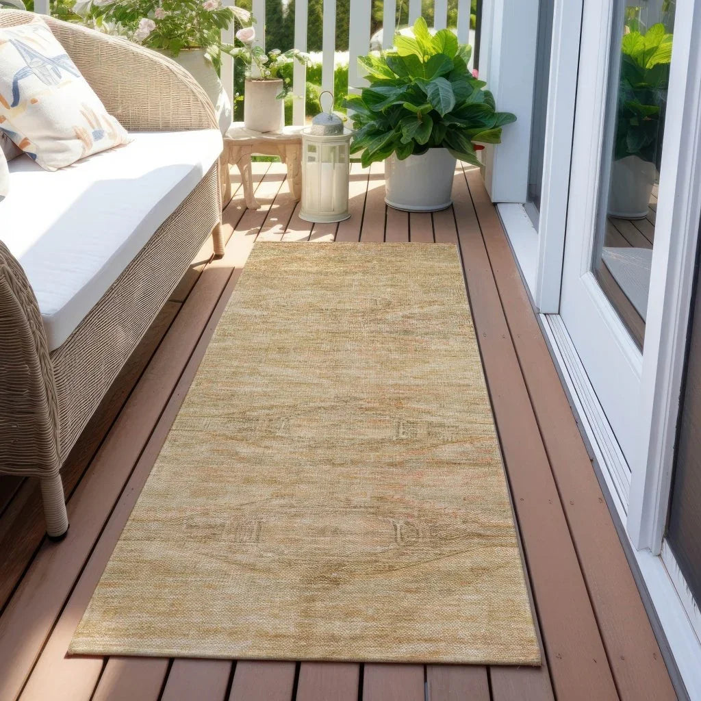 LOOMLAN Rugs Emalisse Ivory Washable Indoor-Outdoor Rug
