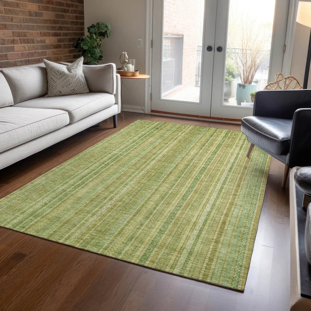 LOOMLAN Rugs Emberith Aloe Washable Indoor-Outdoor Rug