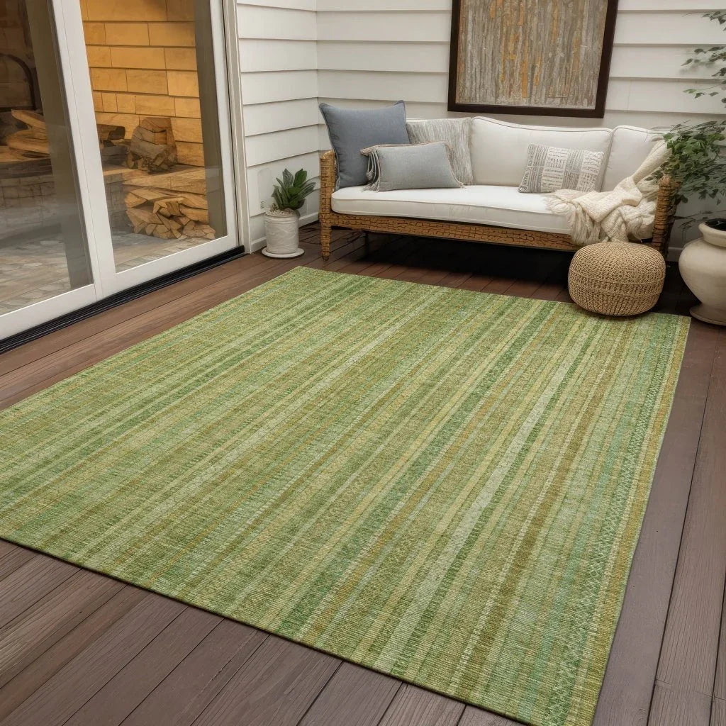 LOOMLAN Rugs Emberith Aloe Washable Indoor-Outdoor Rug