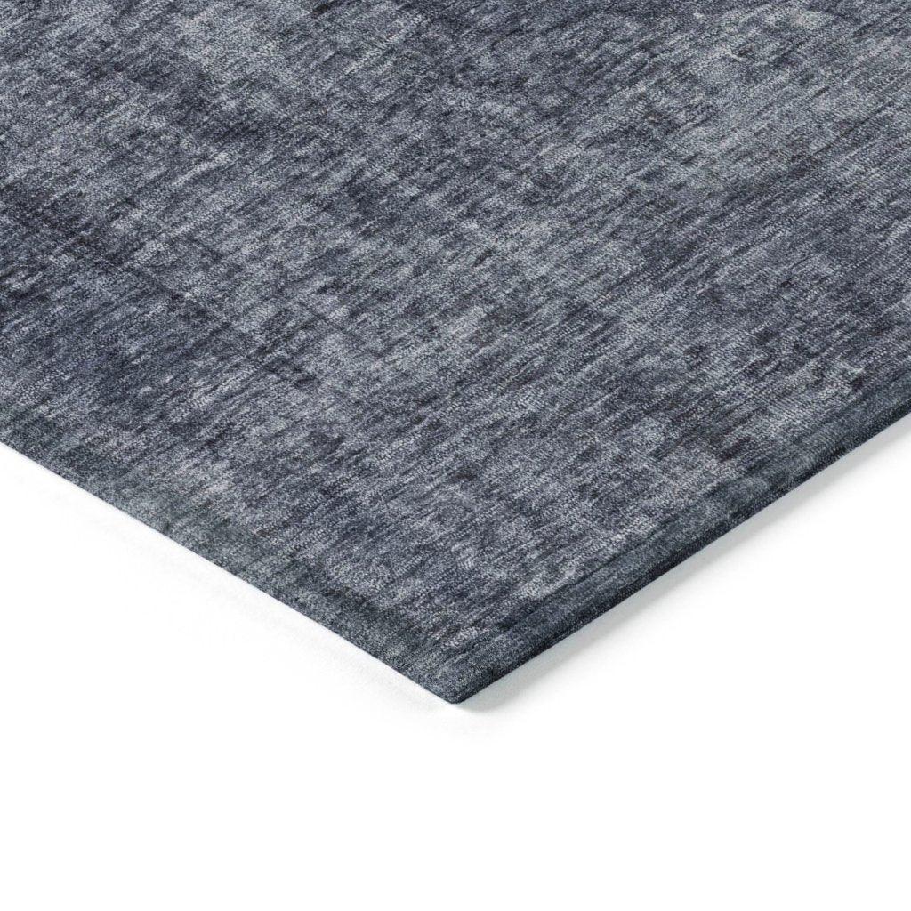 LOOMLAN Rugs Emberith Blue Washable Indoor-Outdoor Rug
