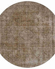 LOOMLAN Rugs Emberith Brown Washable Indoor-Outdoor Rug