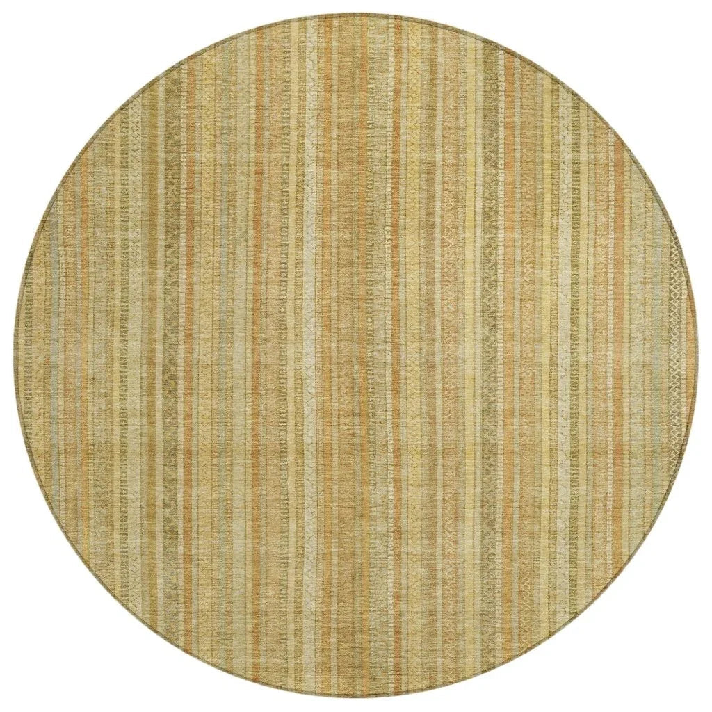 LOOMLAN Rugs Emberith Gold Washable Indoor-Outdoor Rug