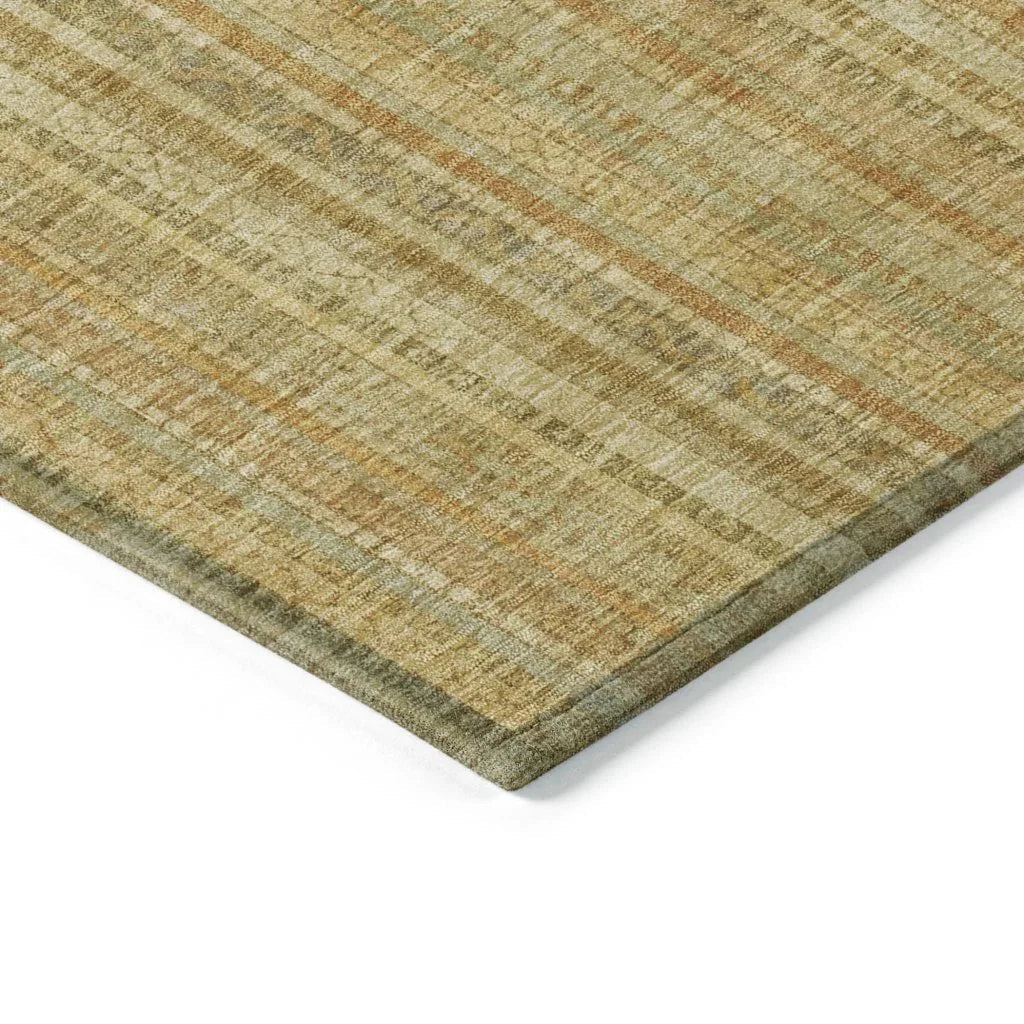 LOOMLAN Rugs Emberith Gold Washable Indoor-Outdoor Rug