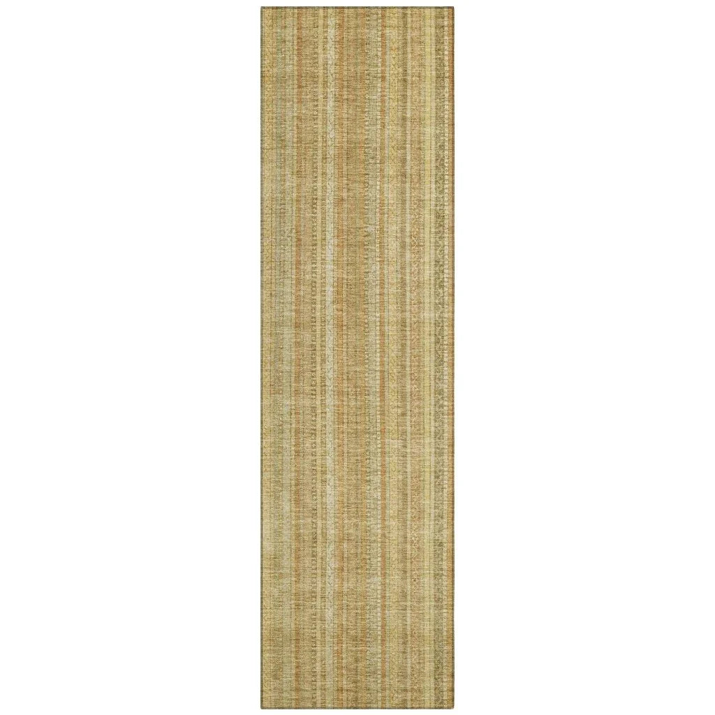 LOOMLAN Rugs Emberith Gold Washable Indoor-Outdoor Rug