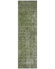 LOOMLAN Rugs Emberith Green Washable Indoor-Outdoor Rug