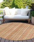 LOOMLAN Rugs Emberith Orange Washable Indoor-Outdoor Rug