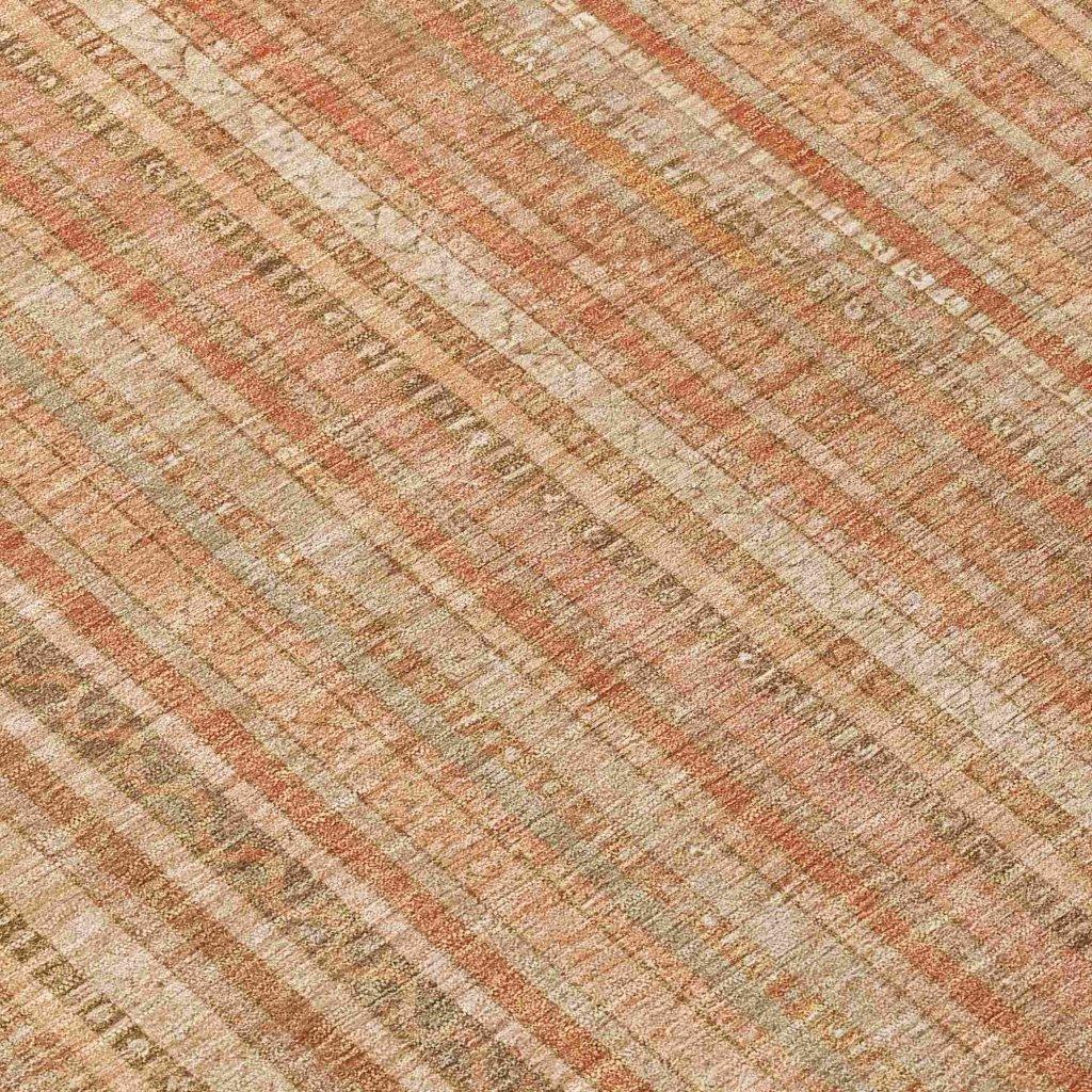 LOOMLAN Rugs Emberith Orange Washable Indoor-Outdoor Rug