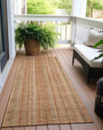 LOOMLAN Rugs Emberith Orange Washable Indoor-Outdoor Rug
