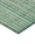 LOOMLAN Rugs Emberith Teal Washable Indoor-Outdoor Rug