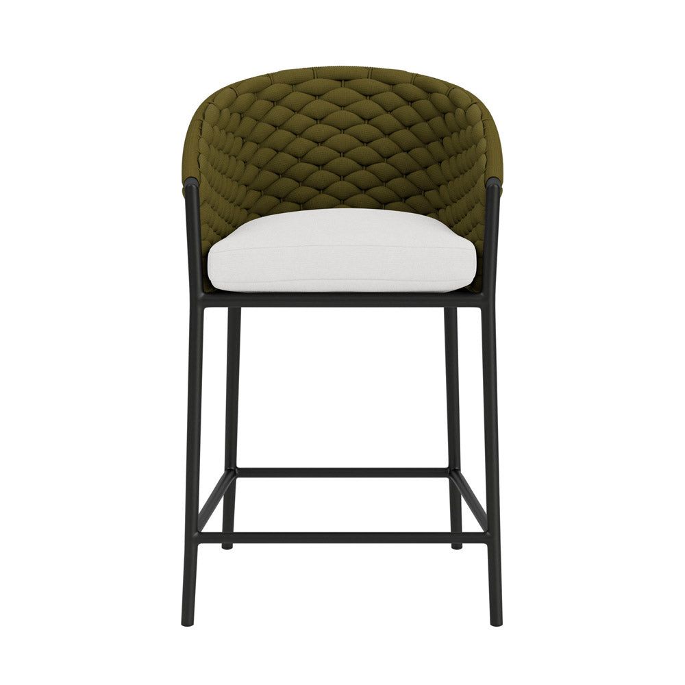 Lloyd Flanders Escape Aluminum Outdoor Balcony Stool
