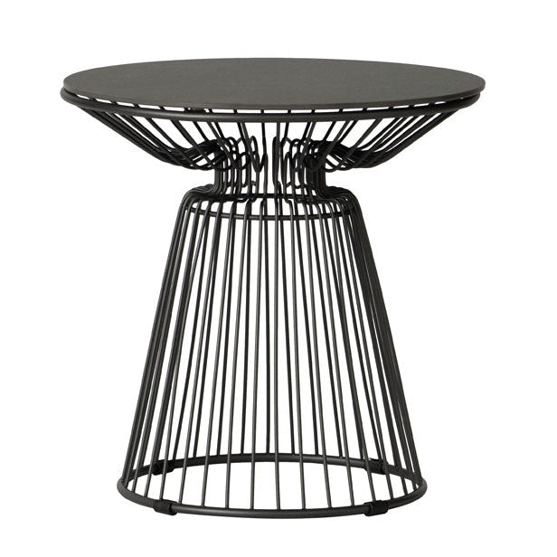 Lloyd Flanders Escape Aluminum Round Outdoor End Table