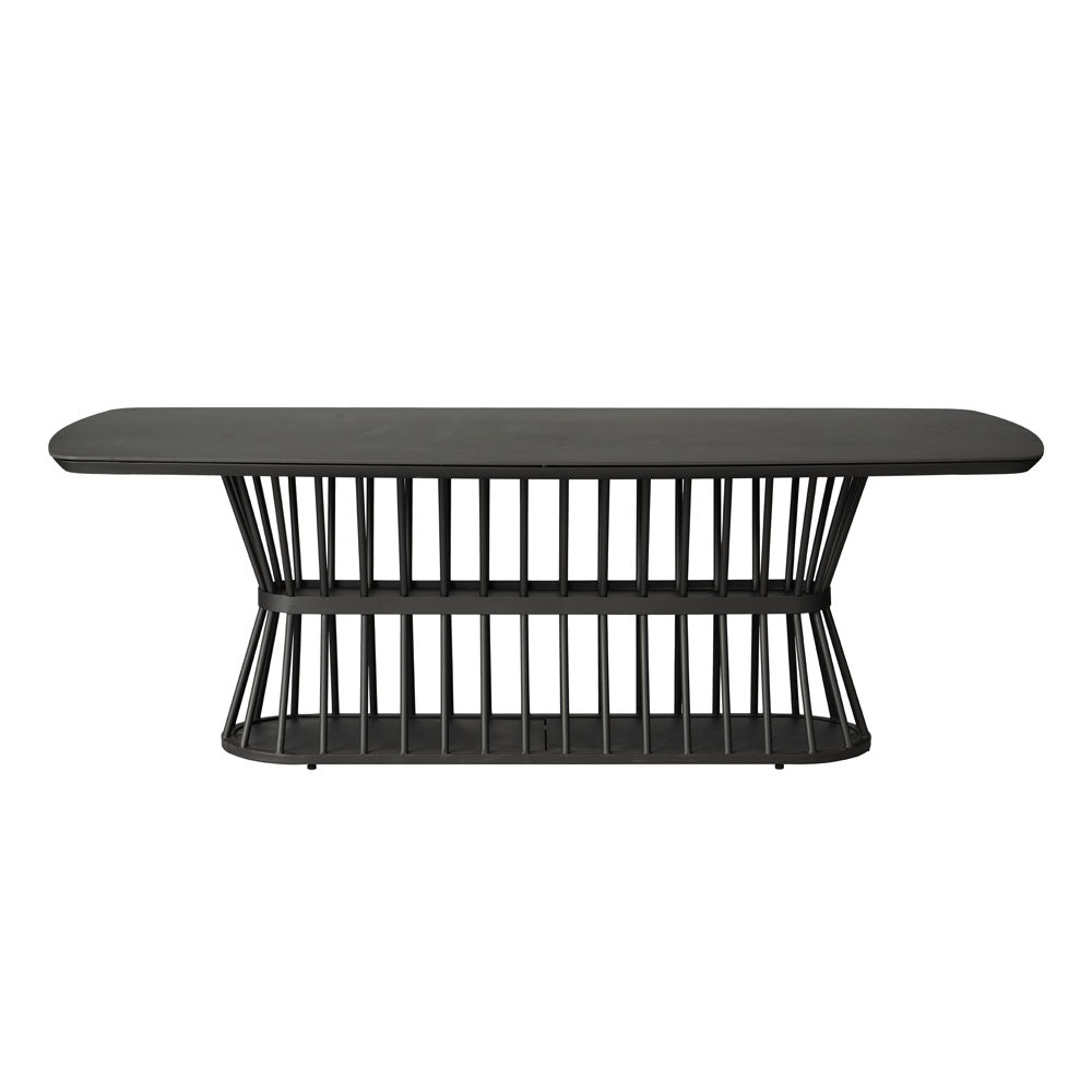 Lloyd Flanders Escape Boat Shaped Outdoor Dining Table
