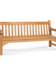 Exbury 3-Person Teak Outdoor Bench-Outdoor Benches-HiTeak-LOOMLAN