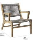 Explorer Oceans Lounge Chair - Mixed Grey Outdoor Lounge Chair-Outdoor Lounge Chairs-Seasonal Living-LOOMLAN