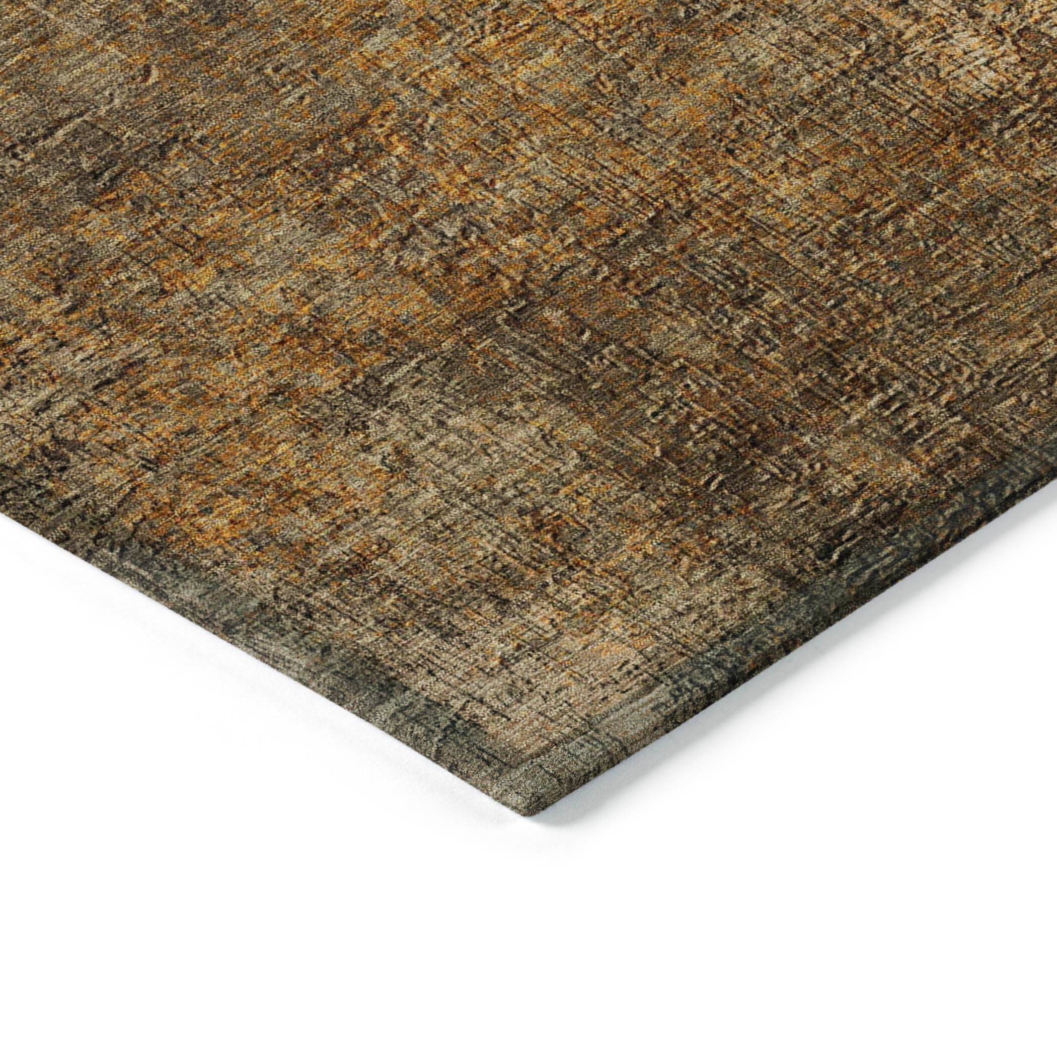 Addison Rugs Faded Rhythm Brown Washable Indoor-Outdoor Rug