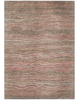 Faerain Brown Washable Indoor-Outdoor Rug