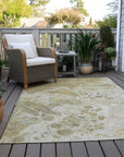 Faerara Gold Washable Indoor-Outdoor Rug