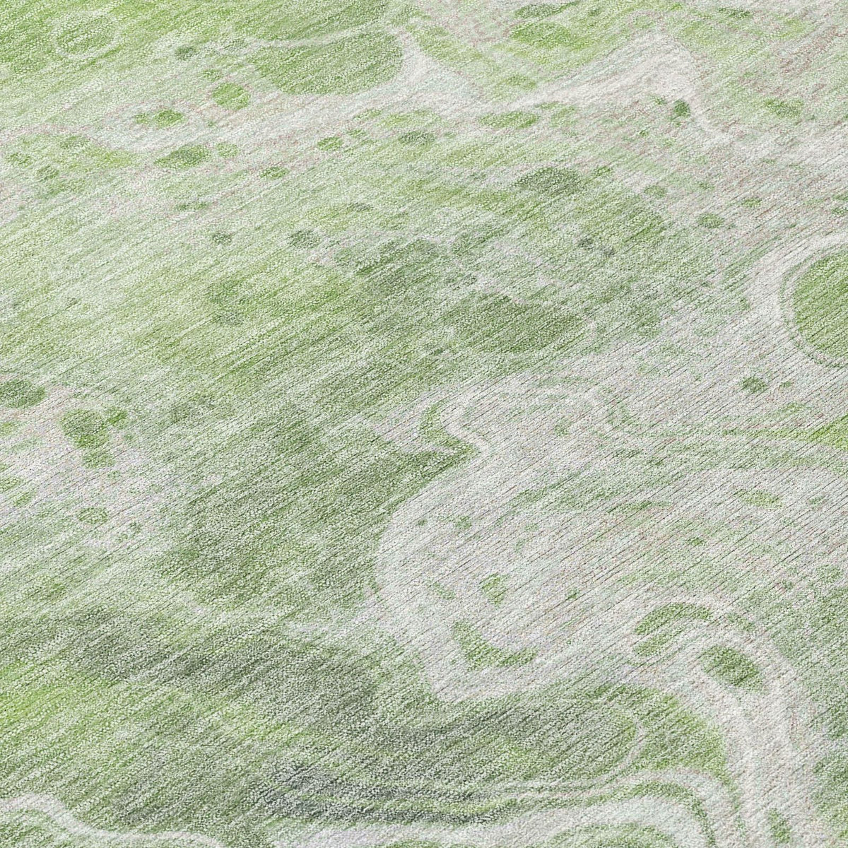 Addison Rugs Faerara Green Washable Indoor-Outdoor Rug