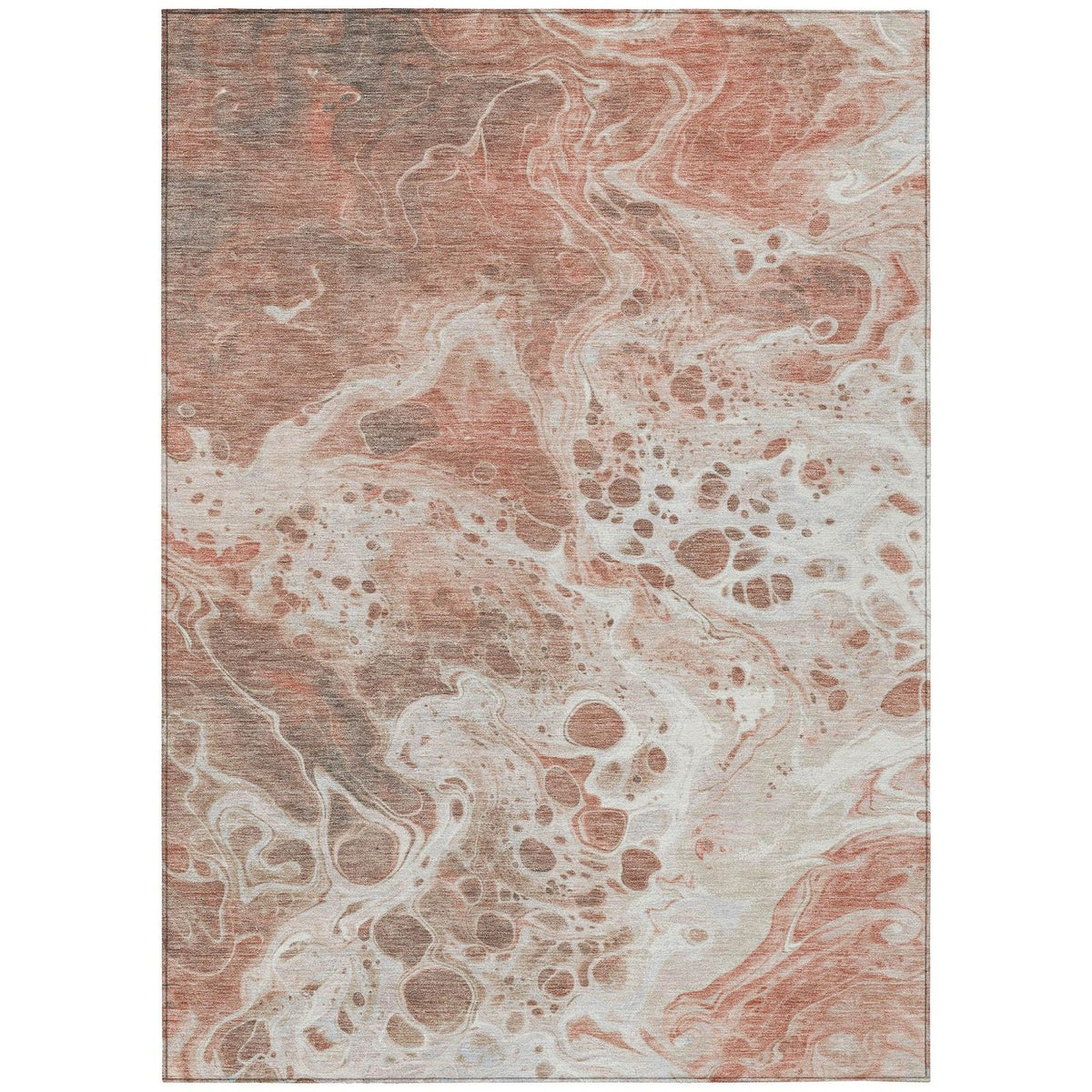 Addison Rugs Faerara Orange Washable Indoor-Outdoor Rug