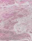 Faerara Pink Washable Indoor-Outdoor Rug