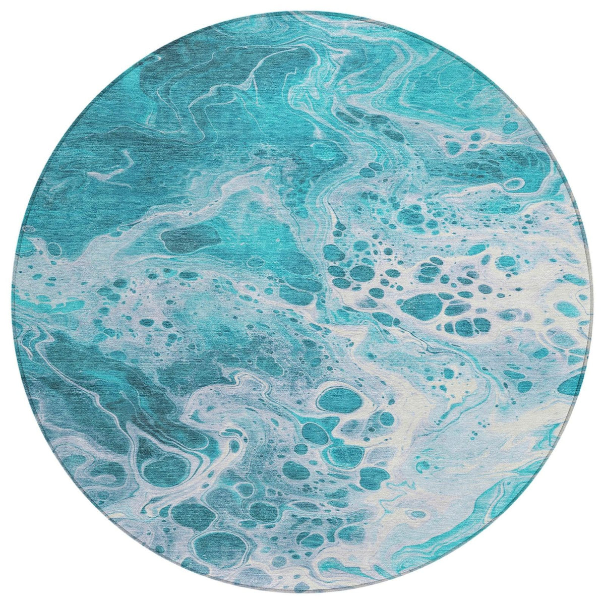 Addison Rugs Faerara Teal Washable Indoor-Outdoor Rug