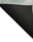 Faeras Green Washable Indoor-Outdoor Rug