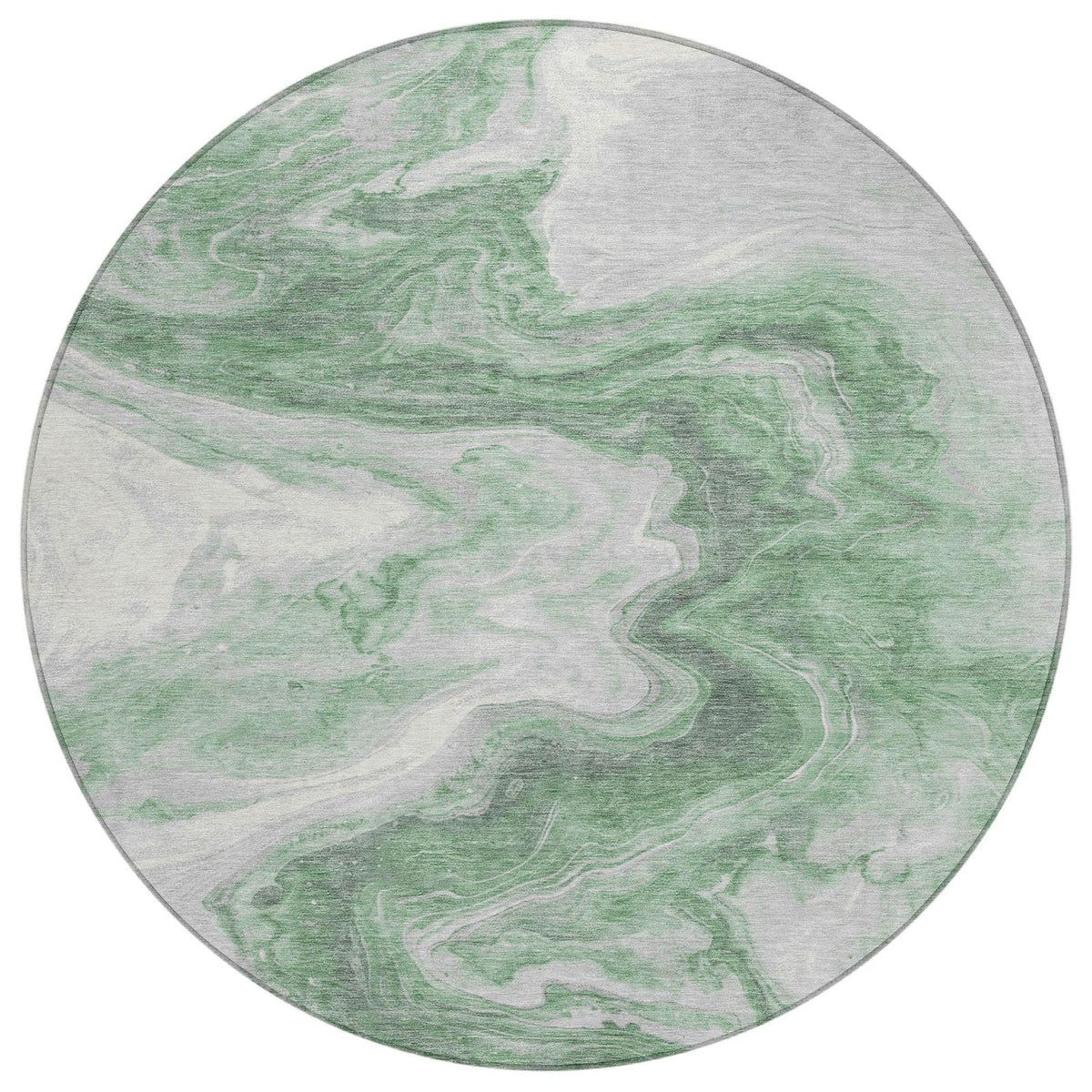 Addison Rugs Faeras Green Washable Indoor-Outdoor Rug