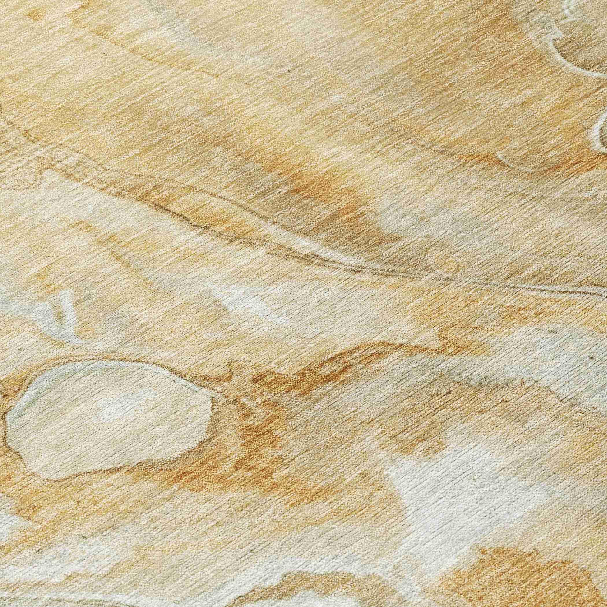 Addison Rugs Faerel Gold Washable Indoor-Outdoor Rug