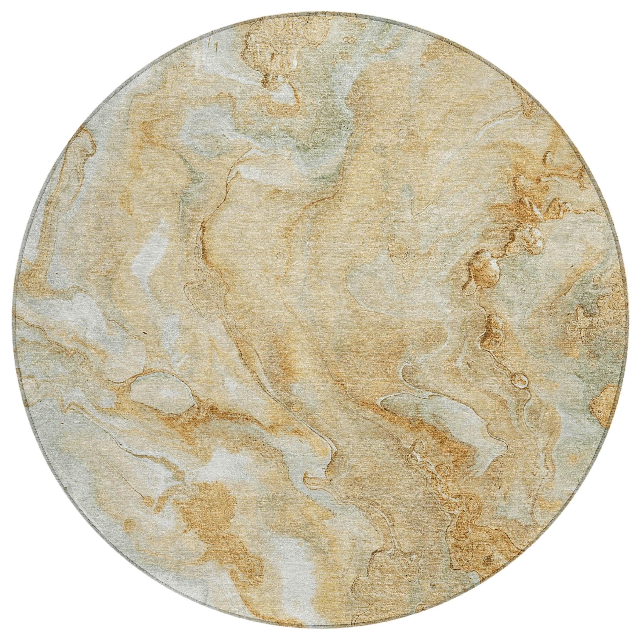 Addison Rugs Faerel Gold Washable Indoor-Outdoor Rug