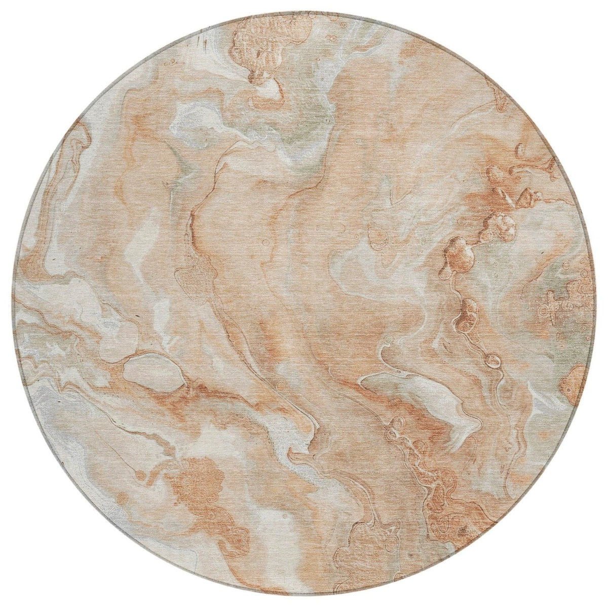 Addison Rugs Faerel Orange Washable Indoor-Outdoor Rug