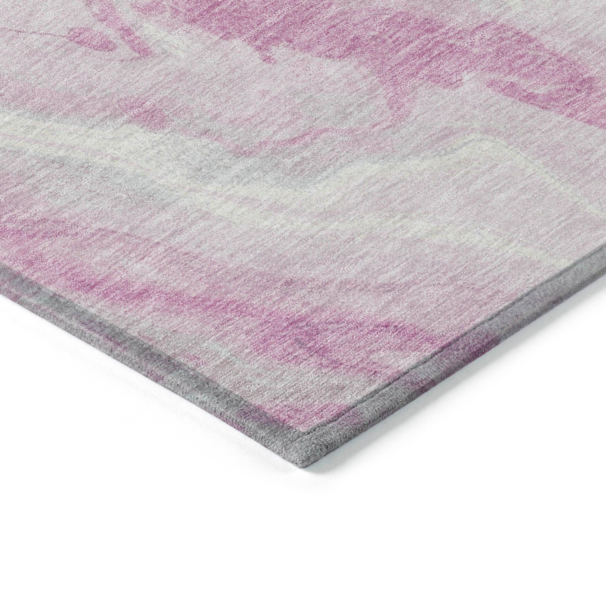 Addison Rugs Faerel Pink Washable Indoor-Outdoor Rug