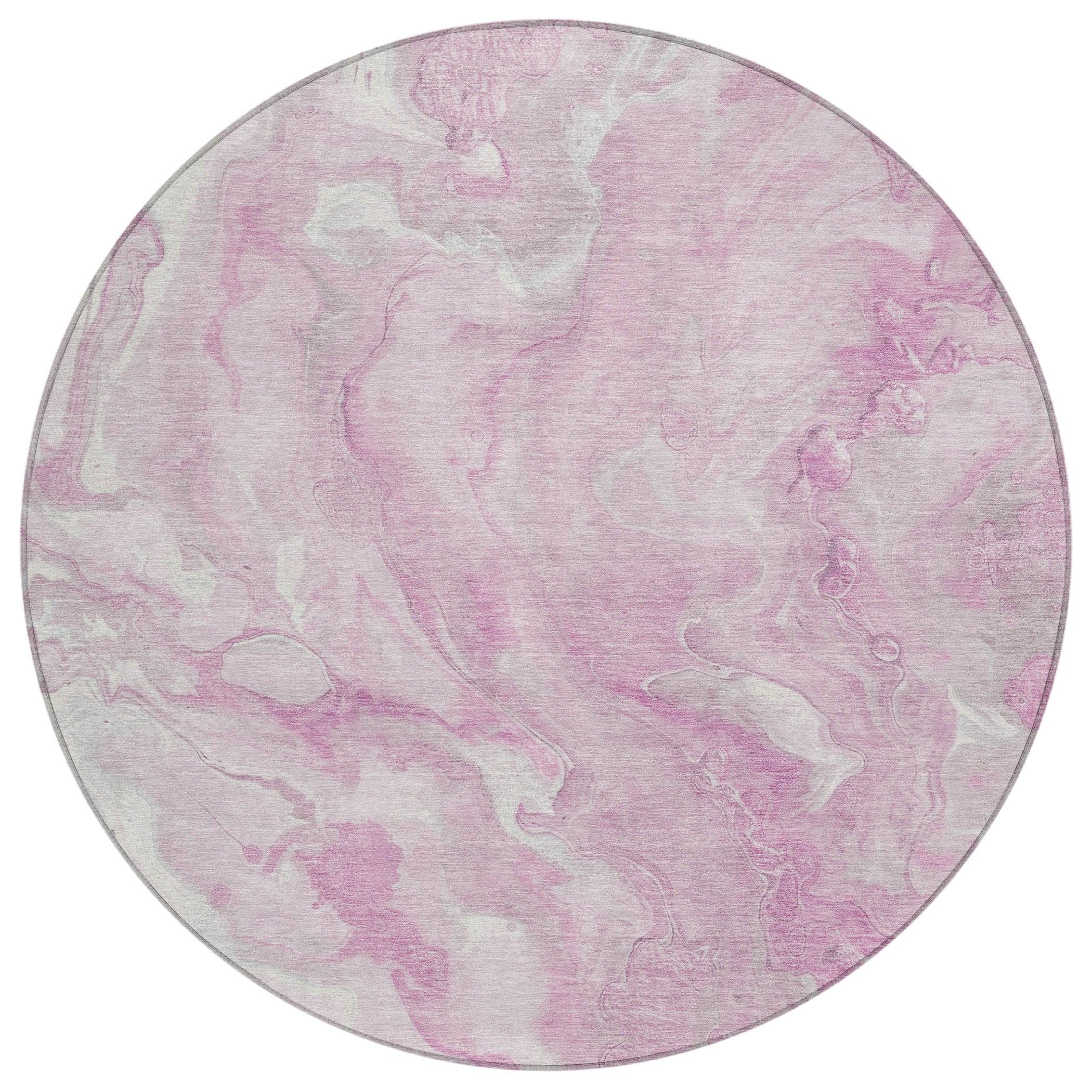 Addison Rugs Faerel Pink Washable Indoor-Outdoor Rug
