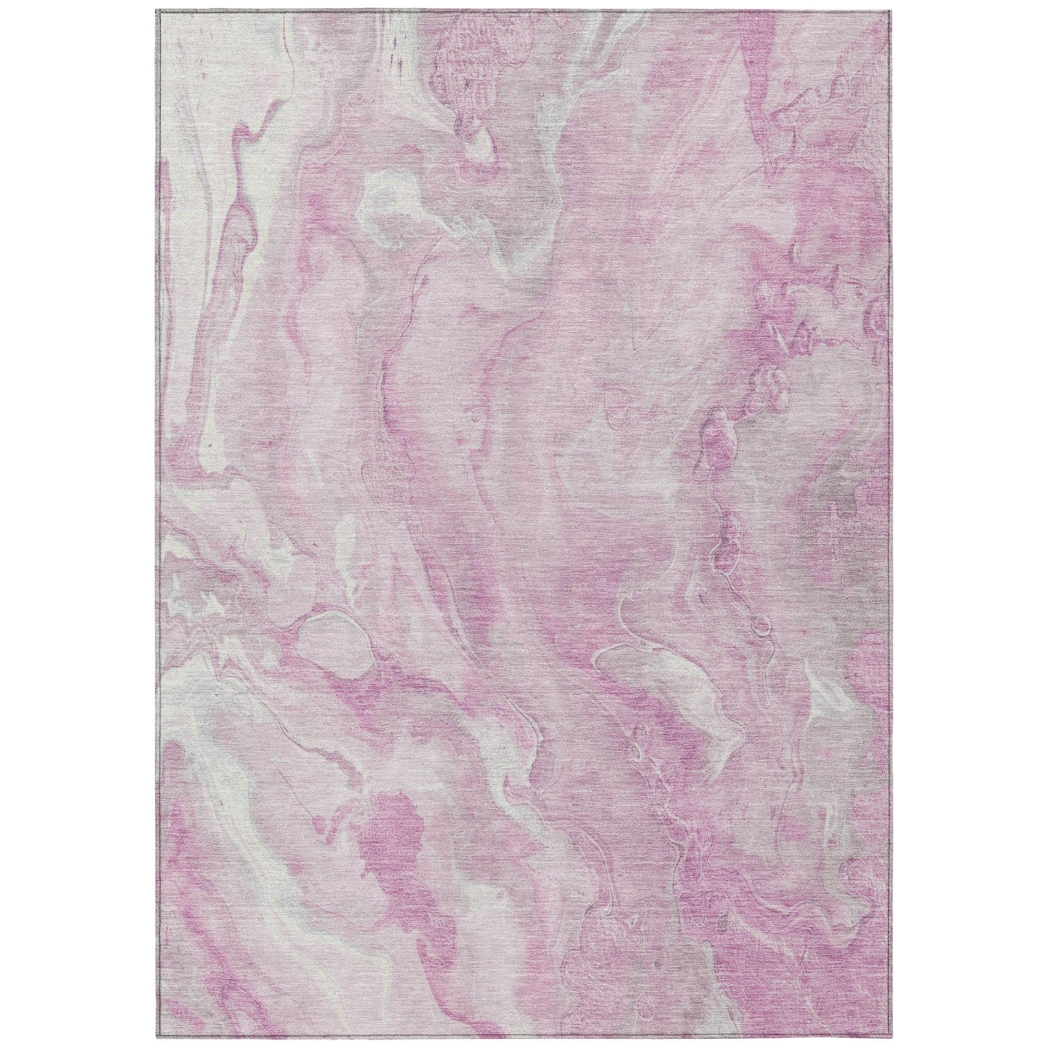 Addison Rugs Faerel Pink Washable Indoor-Outdoor Rug
