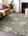 Addison Rugs Faereth Gray Washable Indoor-Outdoor Rug