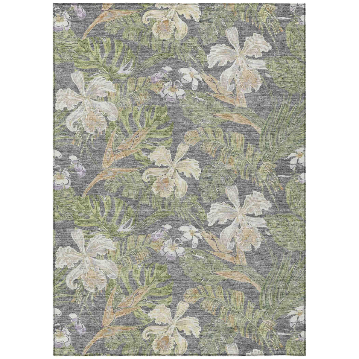 Addison Rugs Faereth Gray Washable Indoor-Outdoor Rug