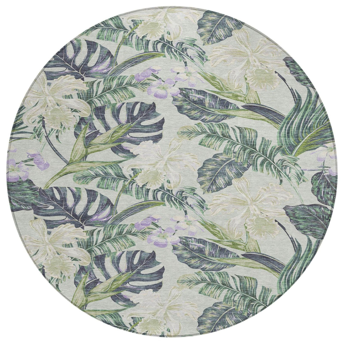Addison Rugs Faereth Green Washable Indoor-Outdoor Rug