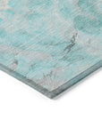 Addison Rugs Faeriel Teal Washable Indoor-Outdoor Rug
