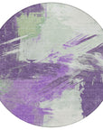 Addison Rugs Faerira Purple Washable Indoor-Outdoor Rug