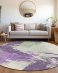 Addison Rugs Faerira Purple Washable Indoor-Outdoor Rug